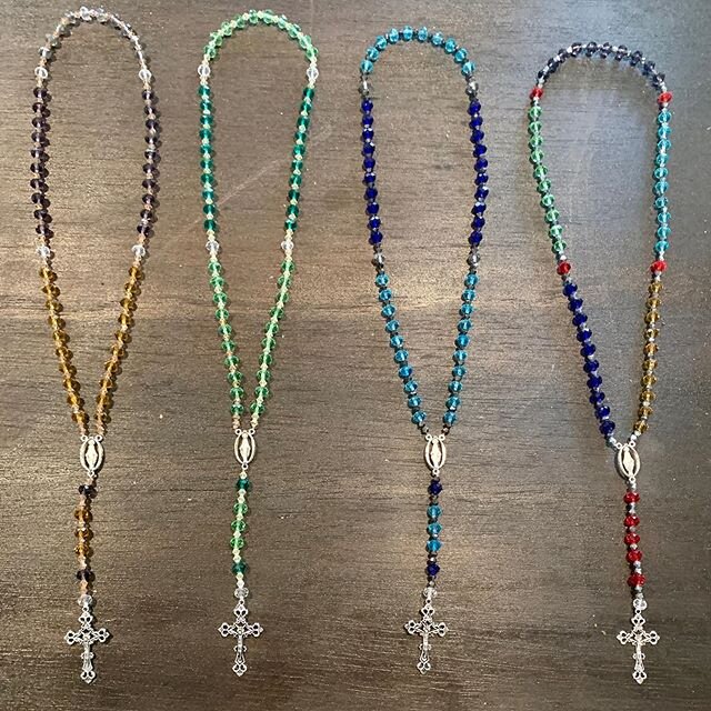 Prayer will get us through all of this! Keep the Faith 🙏🏼 I decided to make Rosaries! Love making them and praying for friends and family.