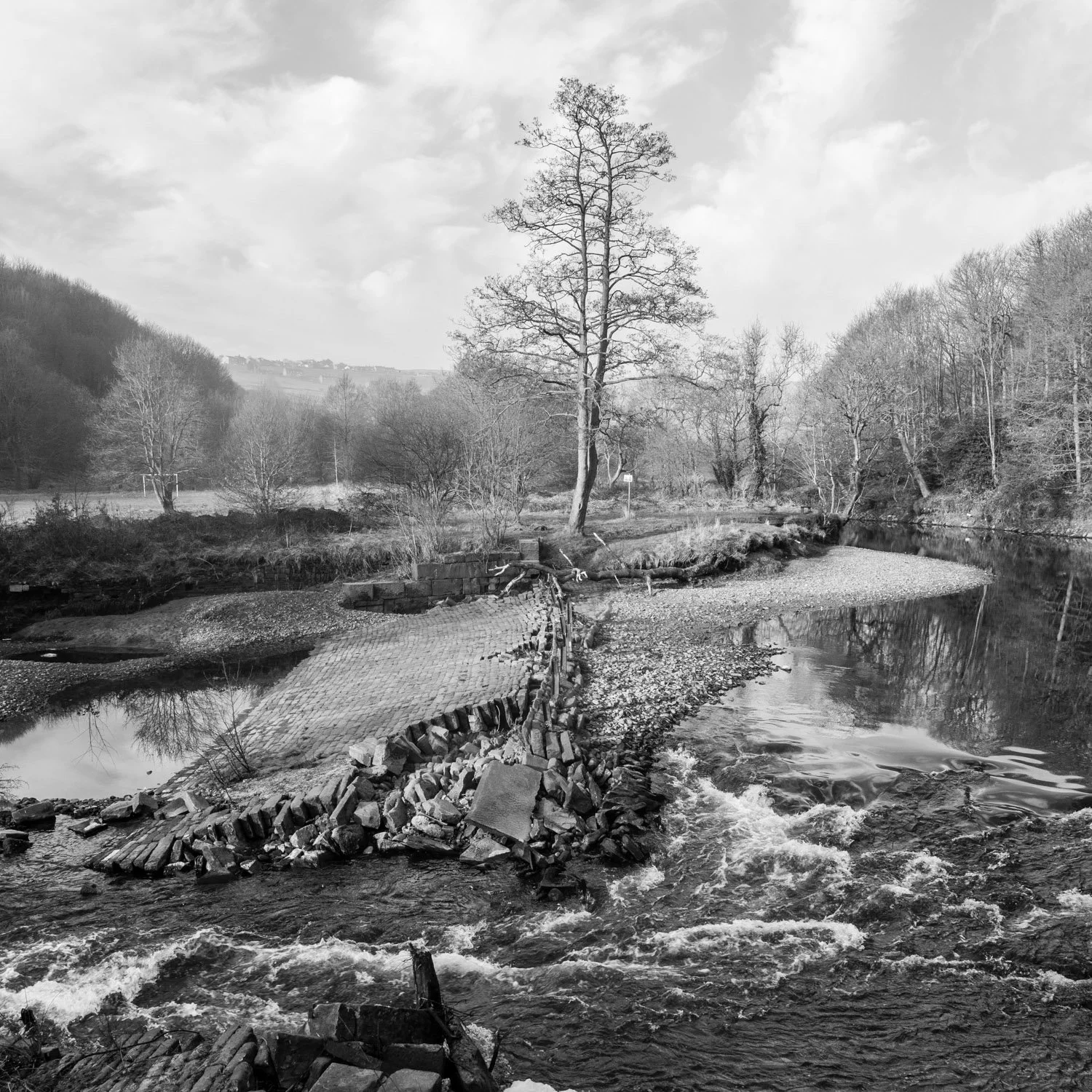 Dixon Weir, Sowerby Bridge, March 2025