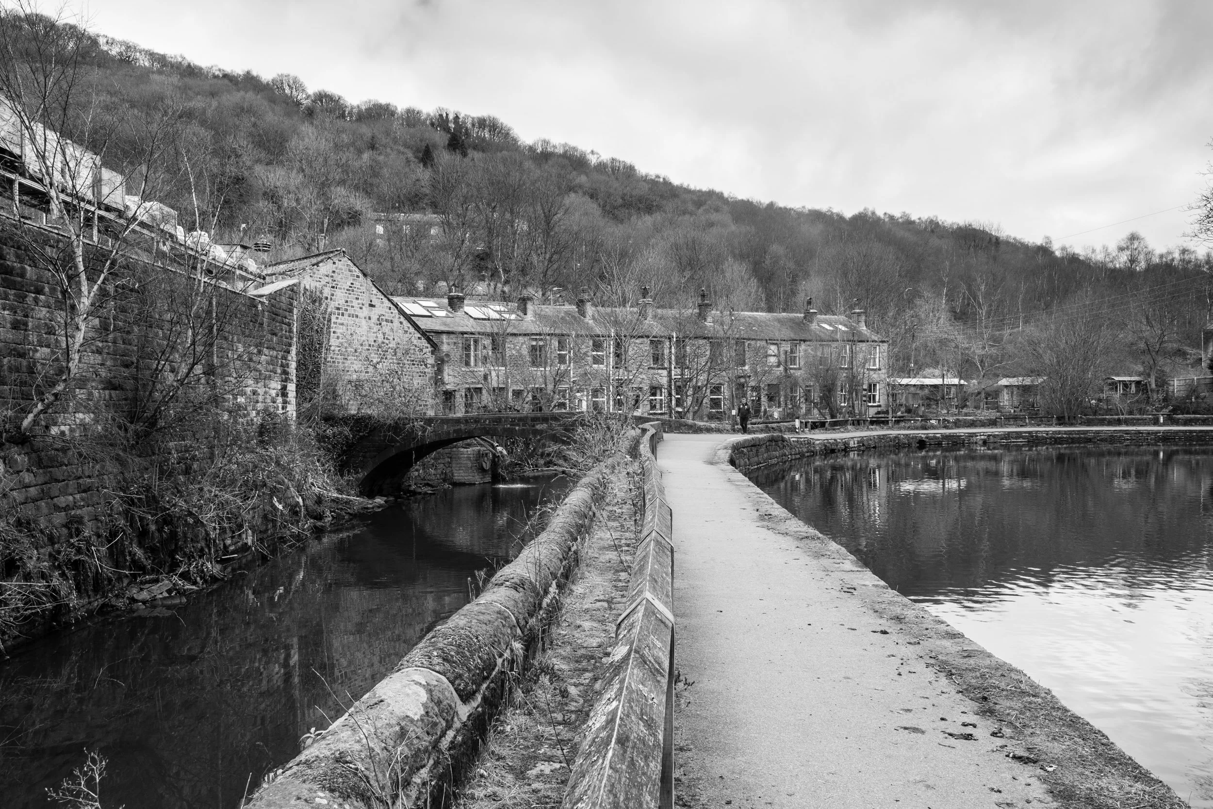 River Calder and Rochdale Canal, March 2025