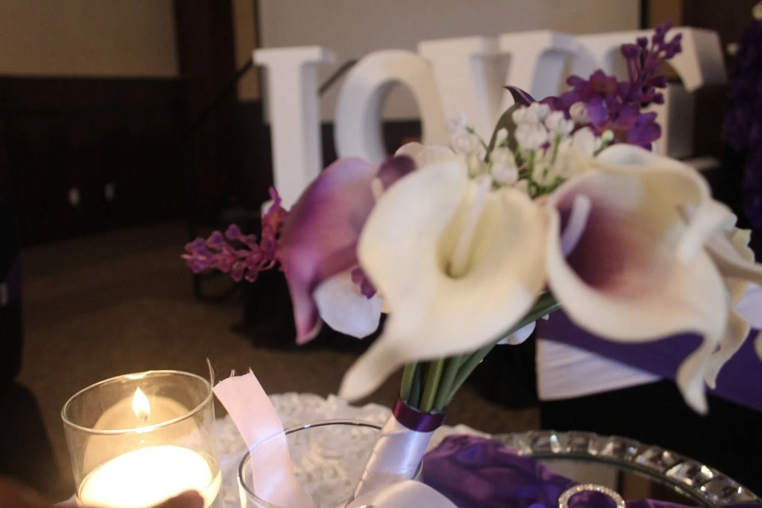 Our Oversize Foam Letters @The Sleep Inn Bridal Event Indy