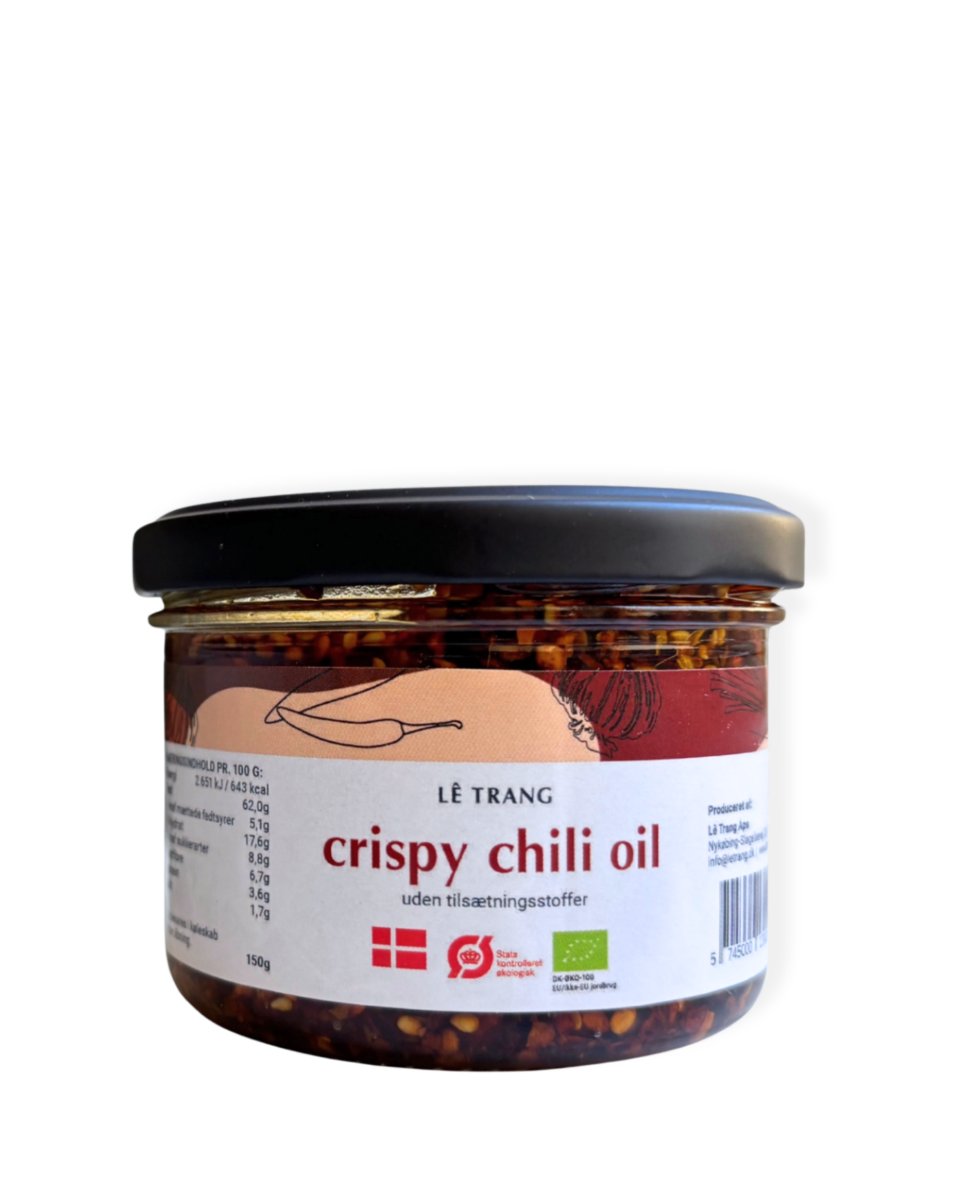 Crispy chili oil, øko.