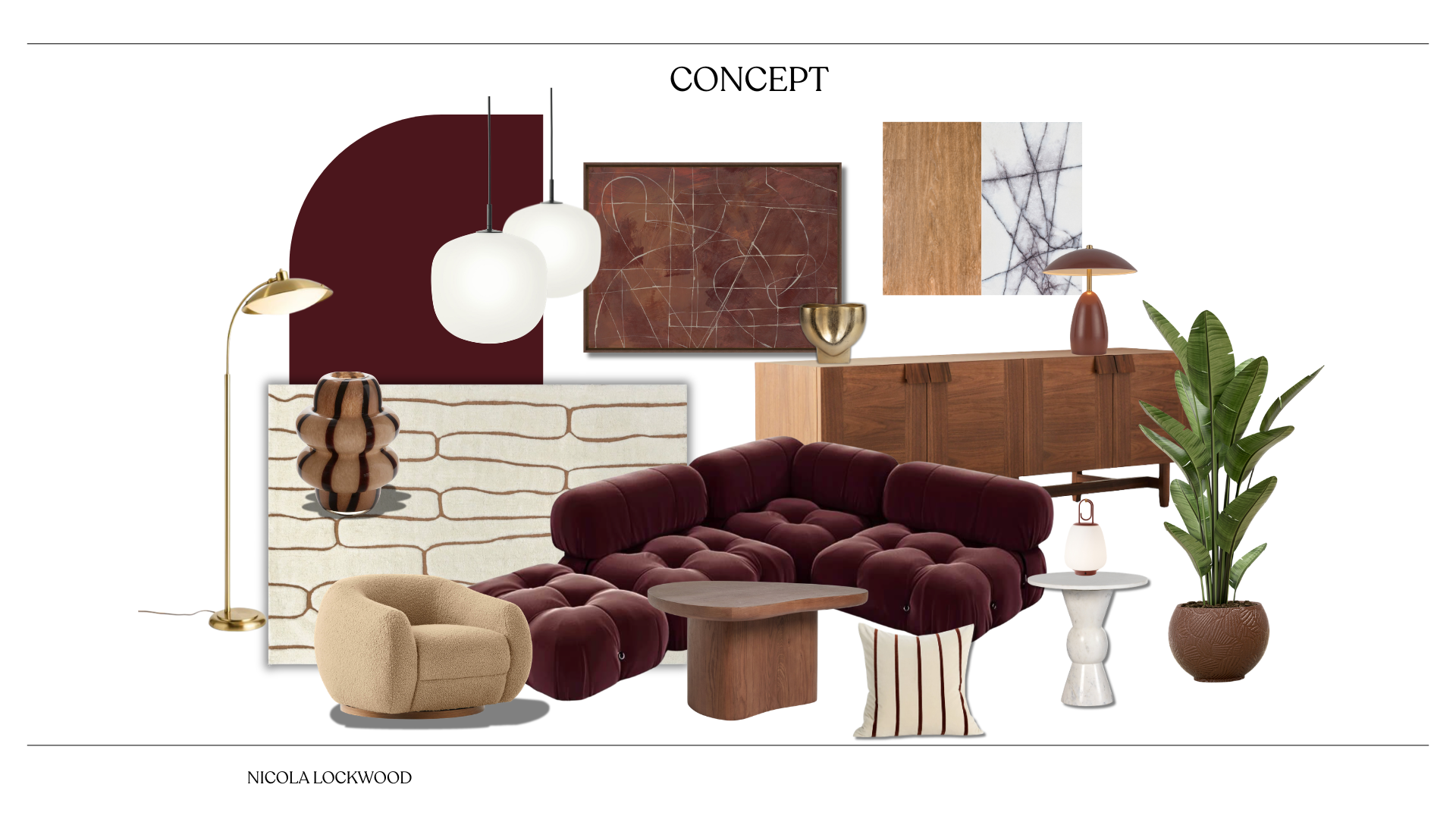 CONCEPT BOARD LIVING AREA