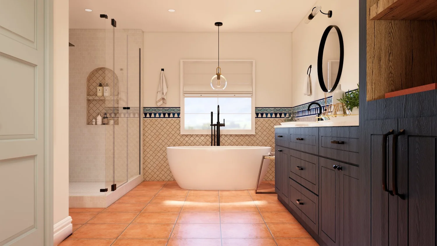 Sedona Residence primary bathroom visualization