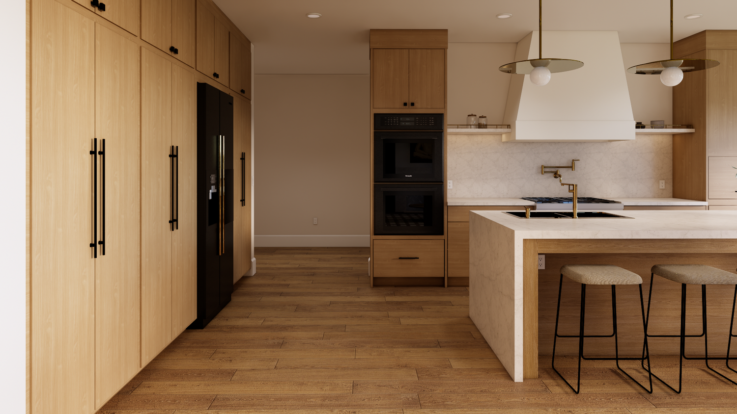 Mason Residence kitchen cabinetry view