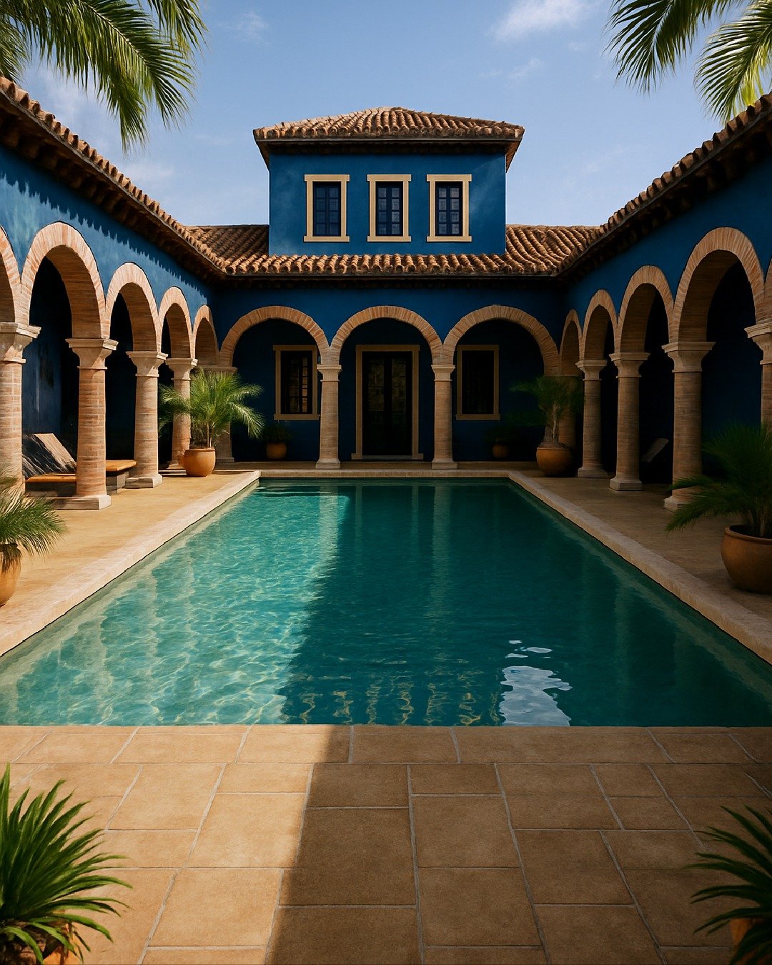 La Casa de las Voces Azules

Once a Roman villa.
Then a quiet cortijo.

Now, a home reimagined in blue.

Every room carries a memory.
Every corner&hellip; a story of silence becoming soul.

This is how we design &mdash; with light, texture, and prese