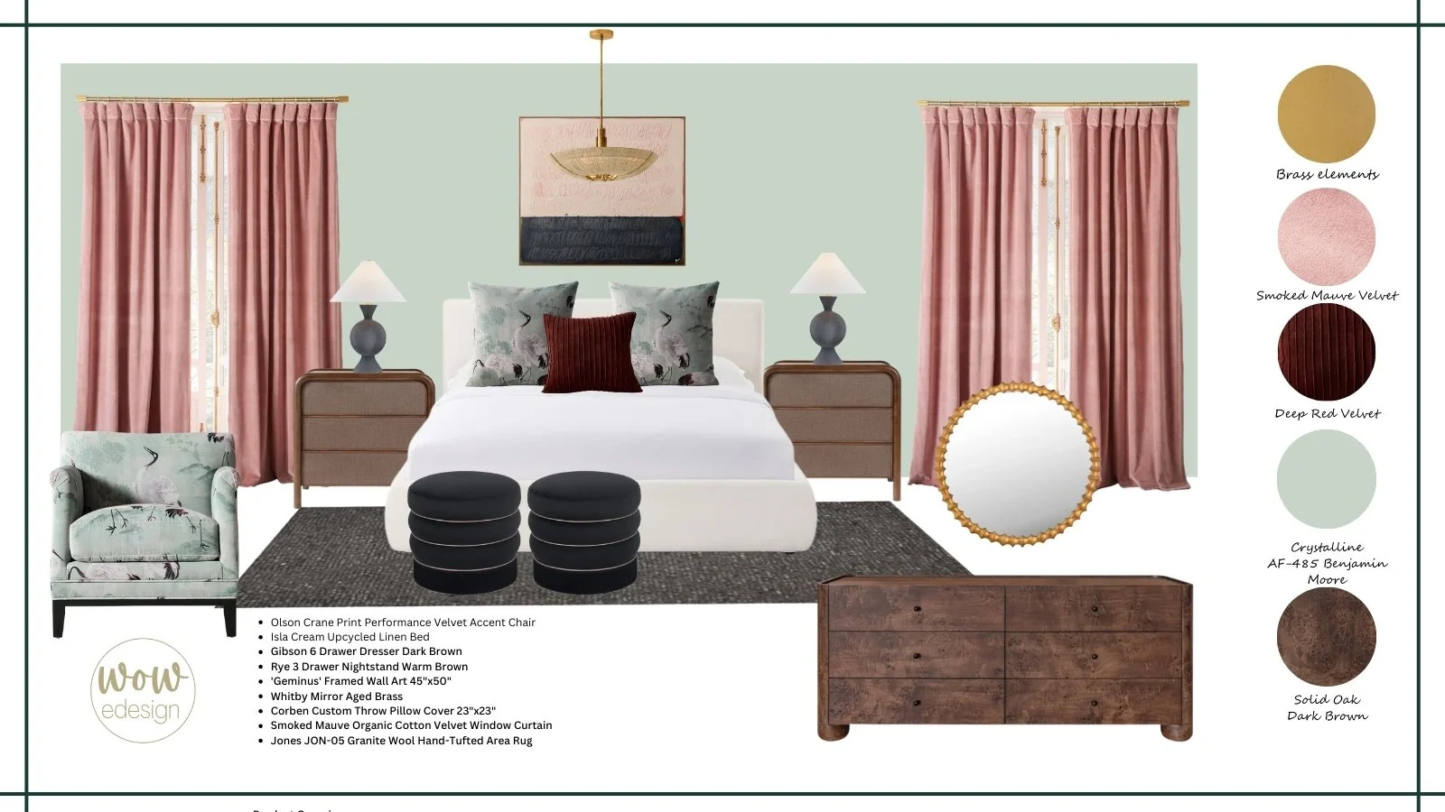 Modern Aqua Bedroom Concept Board wowedesign .jpg