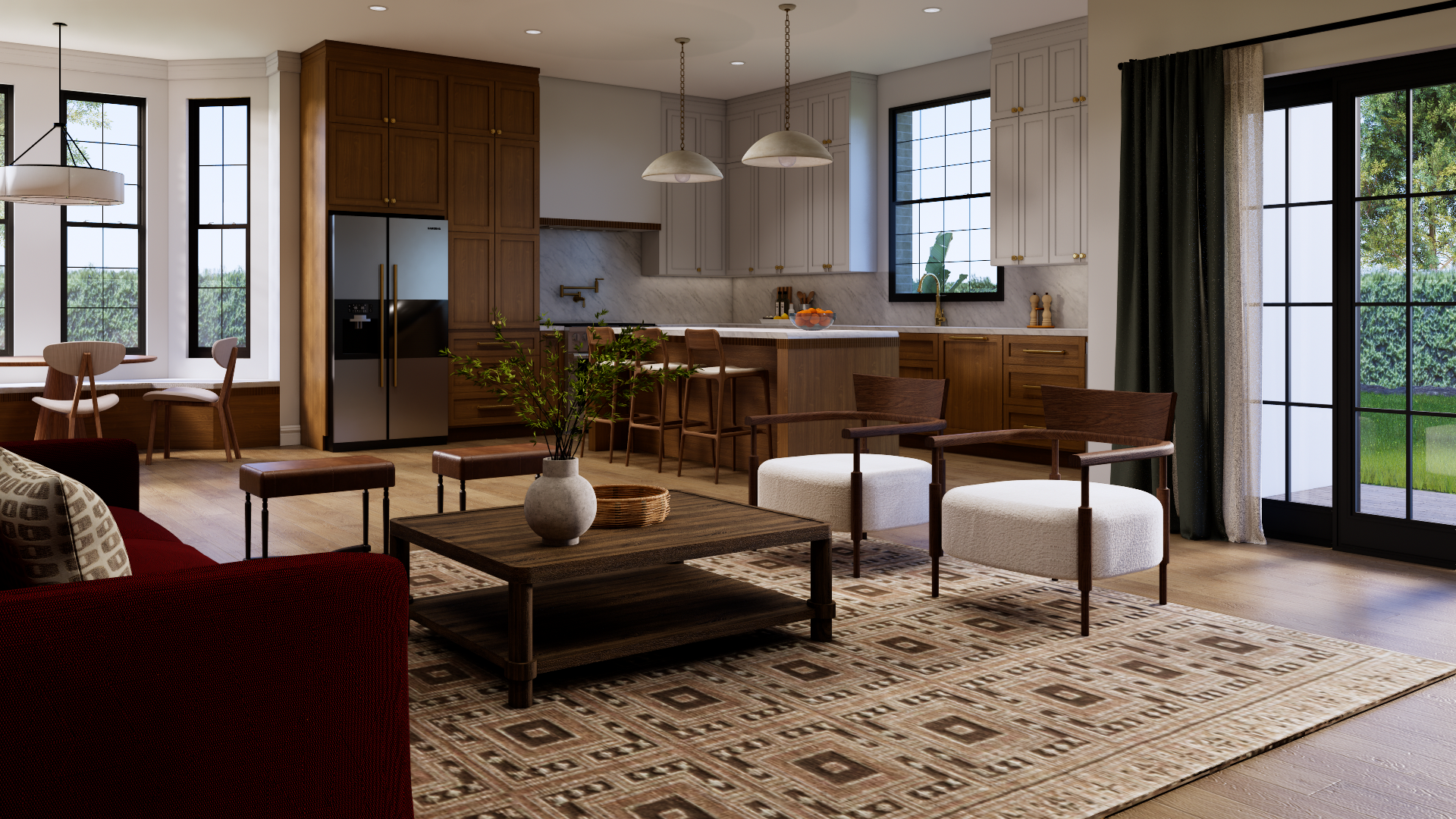 Interior design 3D visualization
