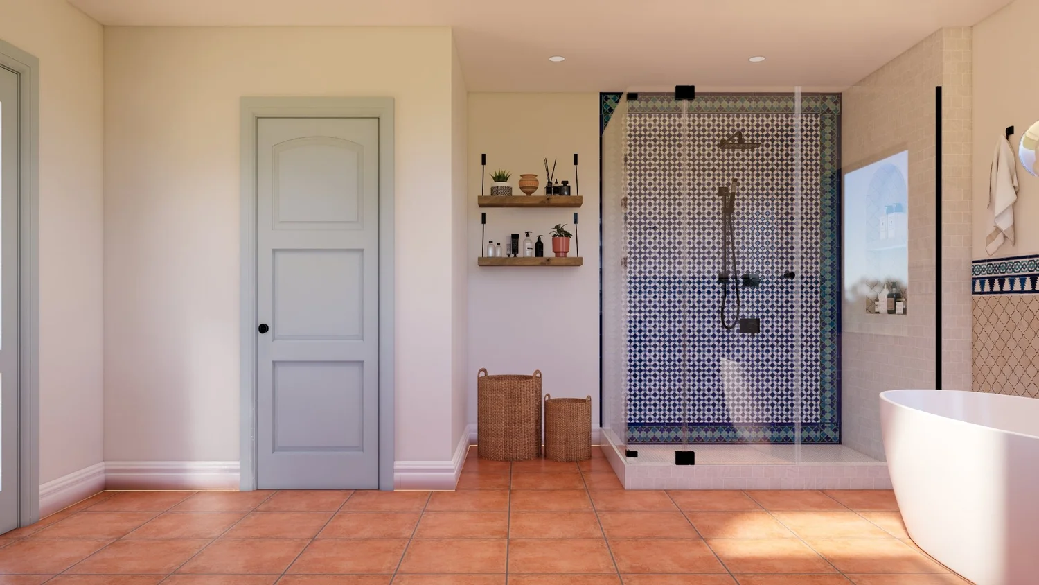 Sedona Residence shower visualization