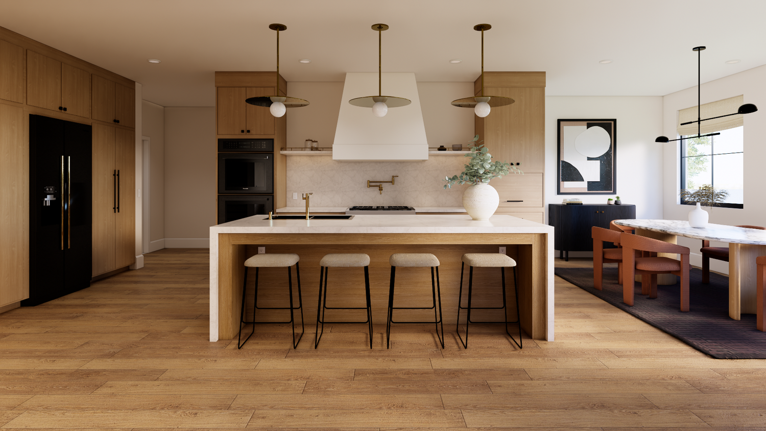 Mason Residence kitchen visualization