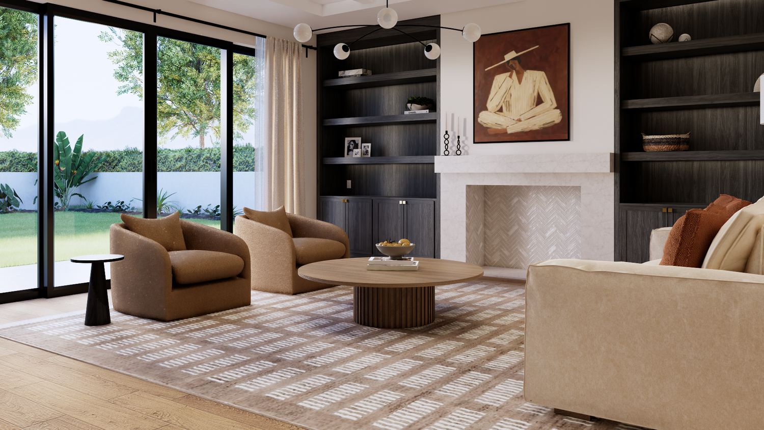 Mason Residence living room alternate view
