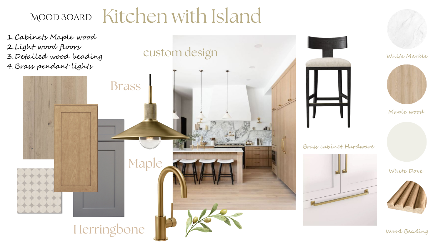 Richmond Street kitchen mood board