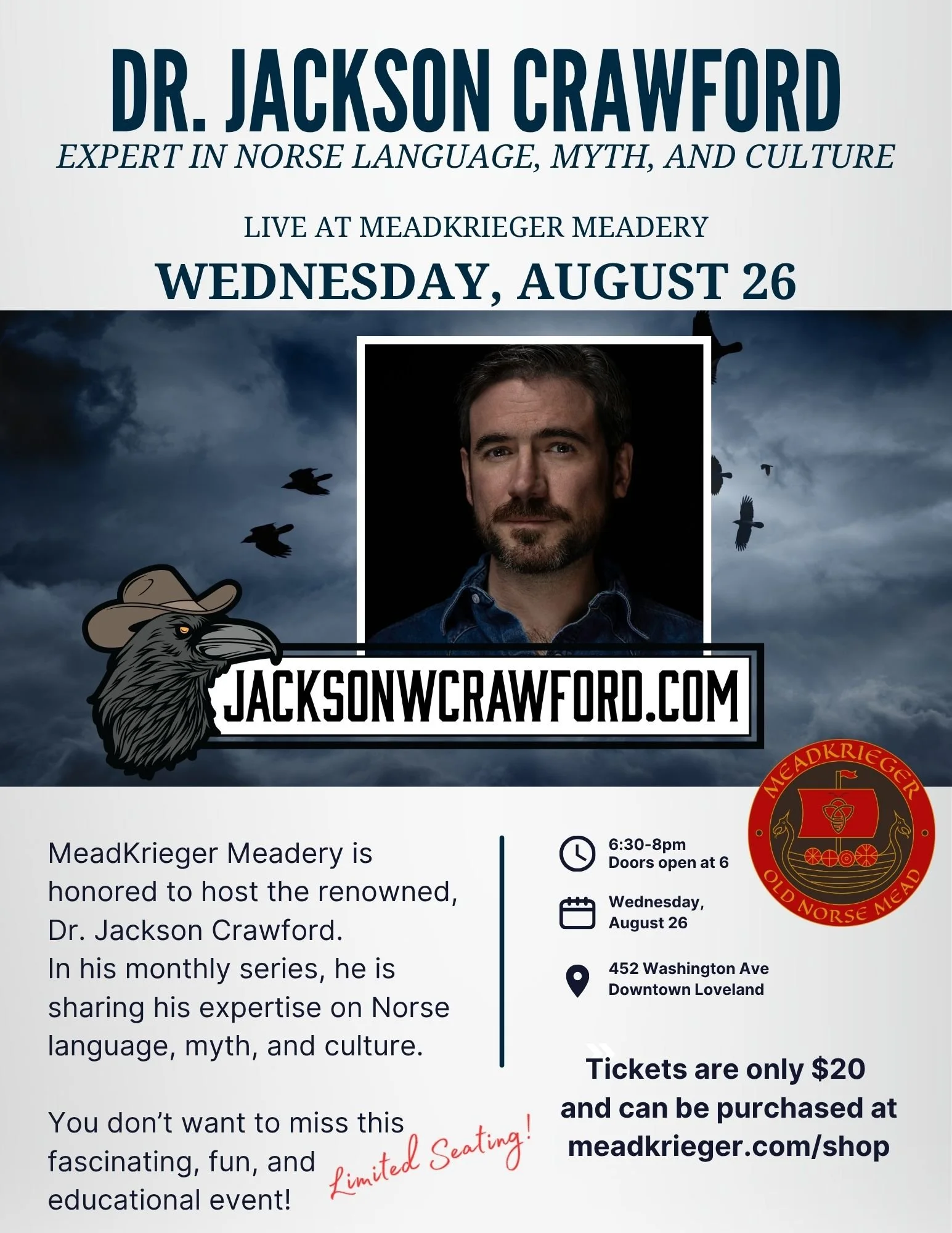 Dr. Jackson Crawford - August 26th
