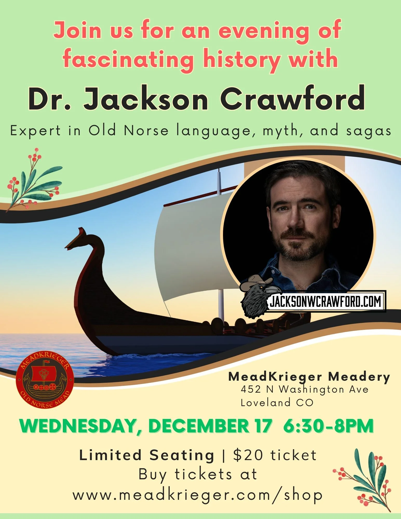Dr. Jackson Crawford - Monthly Talk 