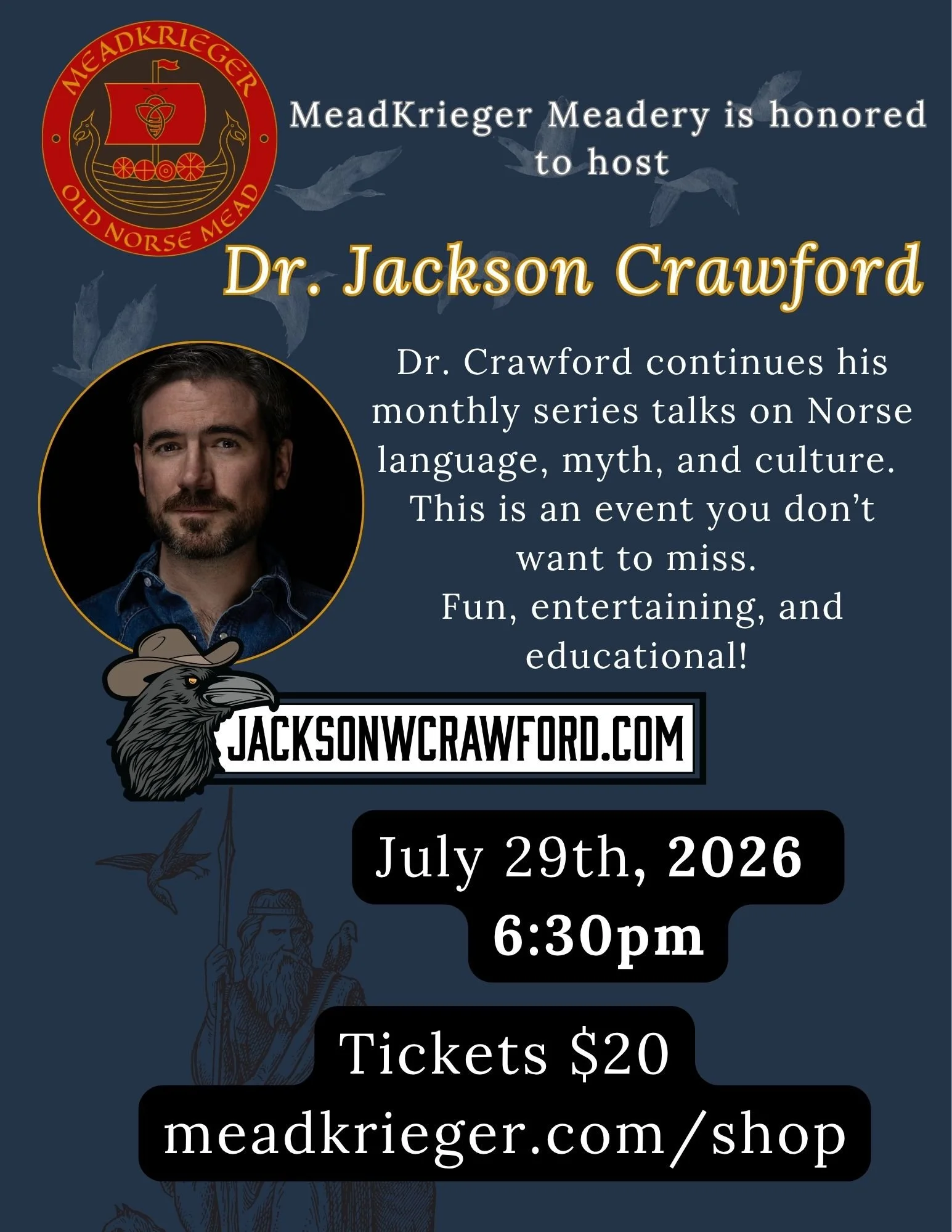 Dr. Jackson Crawford - July 29th