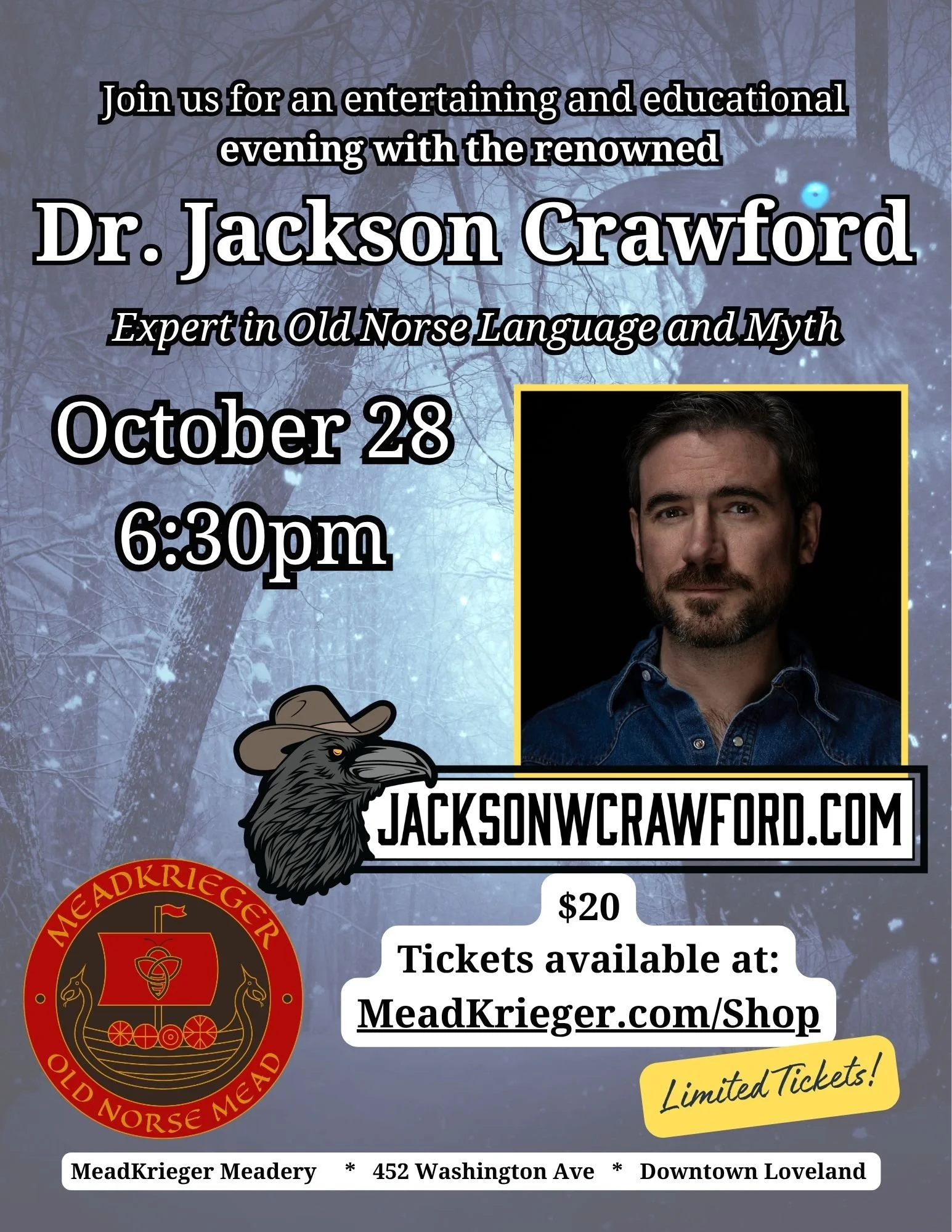 Dr. Jackson Crawford - October 28th
