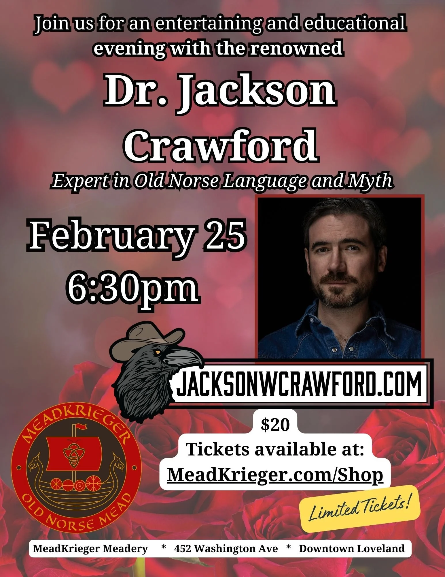 Dr. Jackson Crawford - February Speaking Event