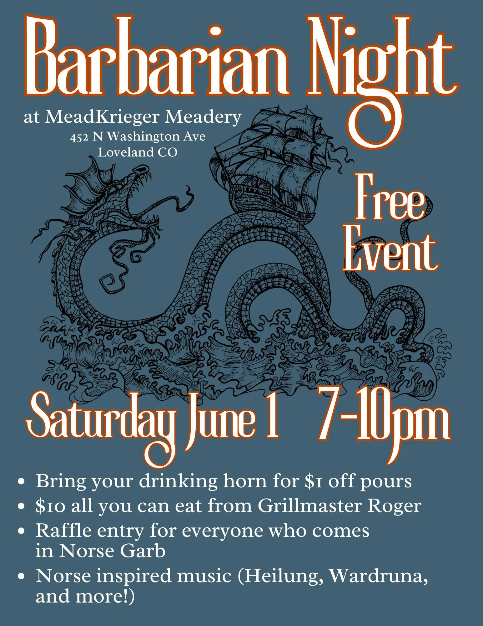 Barbarian Night! — MeadKrieger Meadery