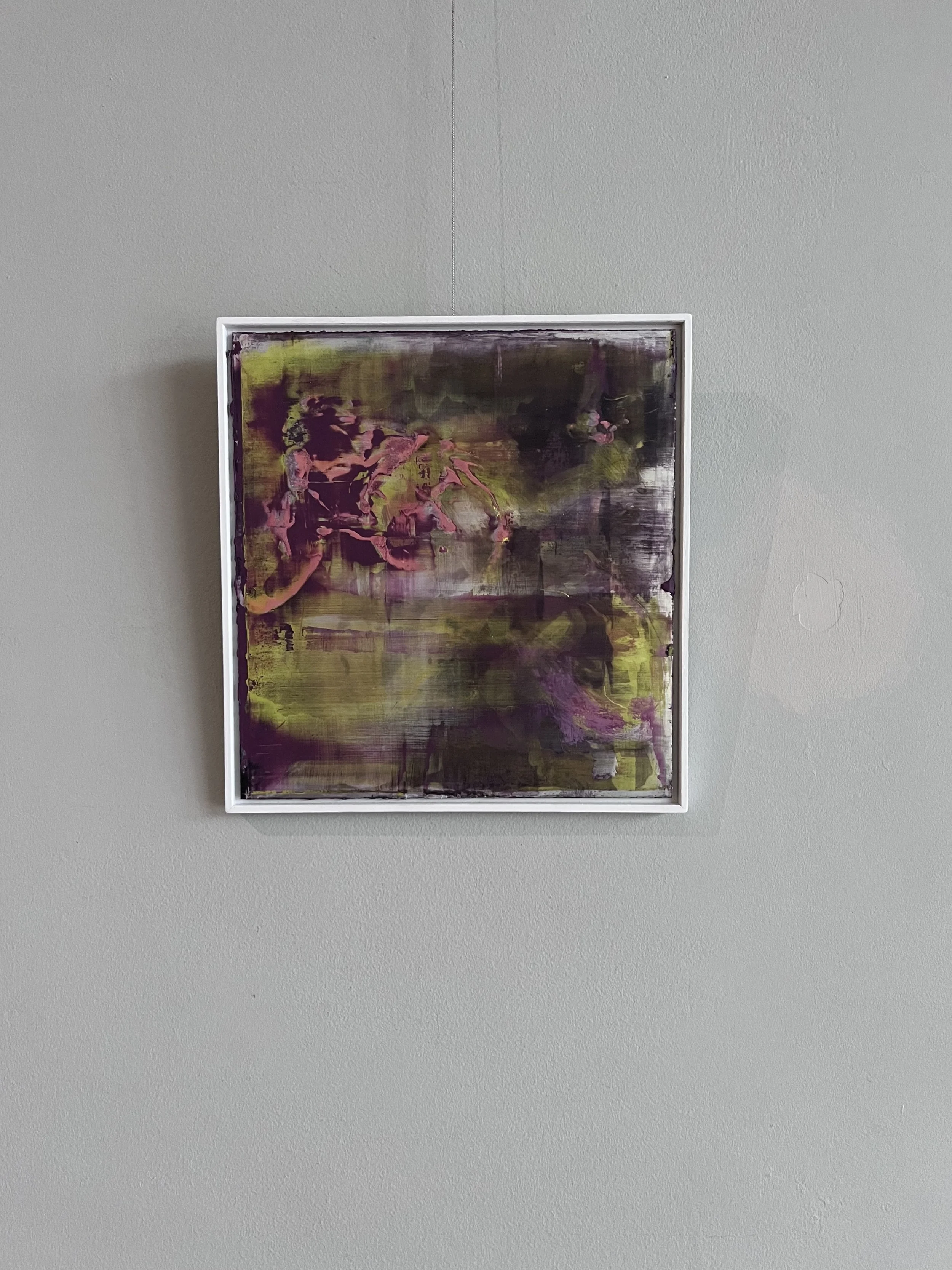 'unveiling' oil and cold wax on aluminium