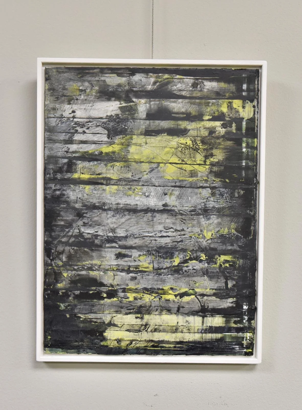 'unbalanced' oil and cold wax on aluminium