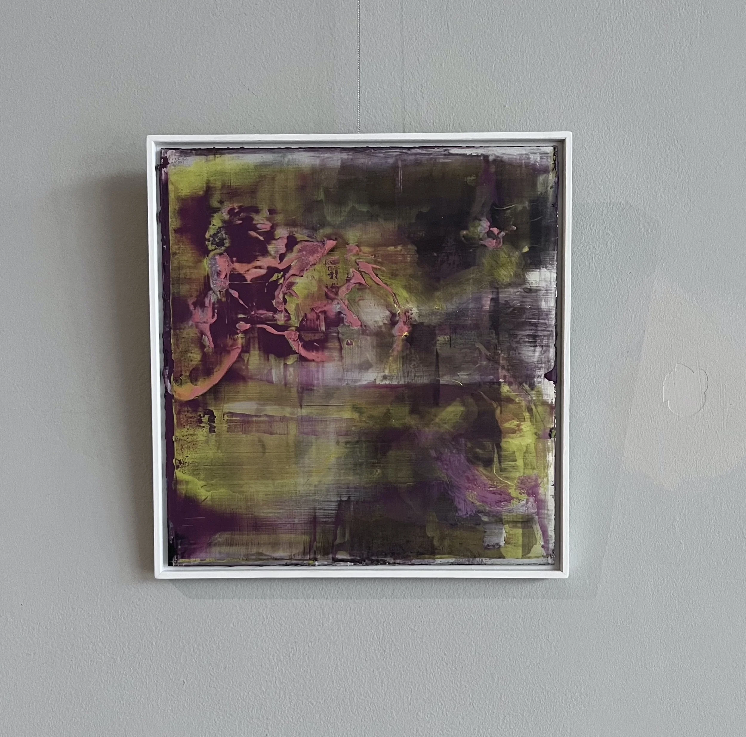 'unveiling' oil and cold wax on aluminium