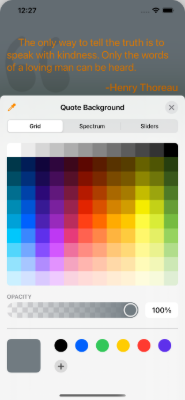 App with ColorPicker