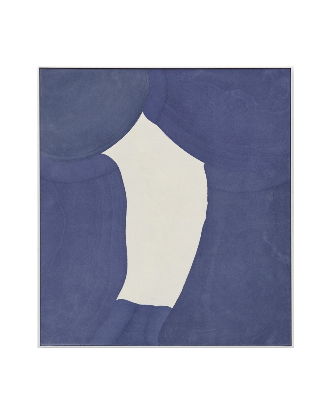 @apagepearson Untitled (Embedment), 2017, Canvas-Embedded, Pigmented Hydrocal in Enamel-Finished Aluminium Frame, 72.1 &times; 65.4 &times; 5.1 cm #anthonypearson