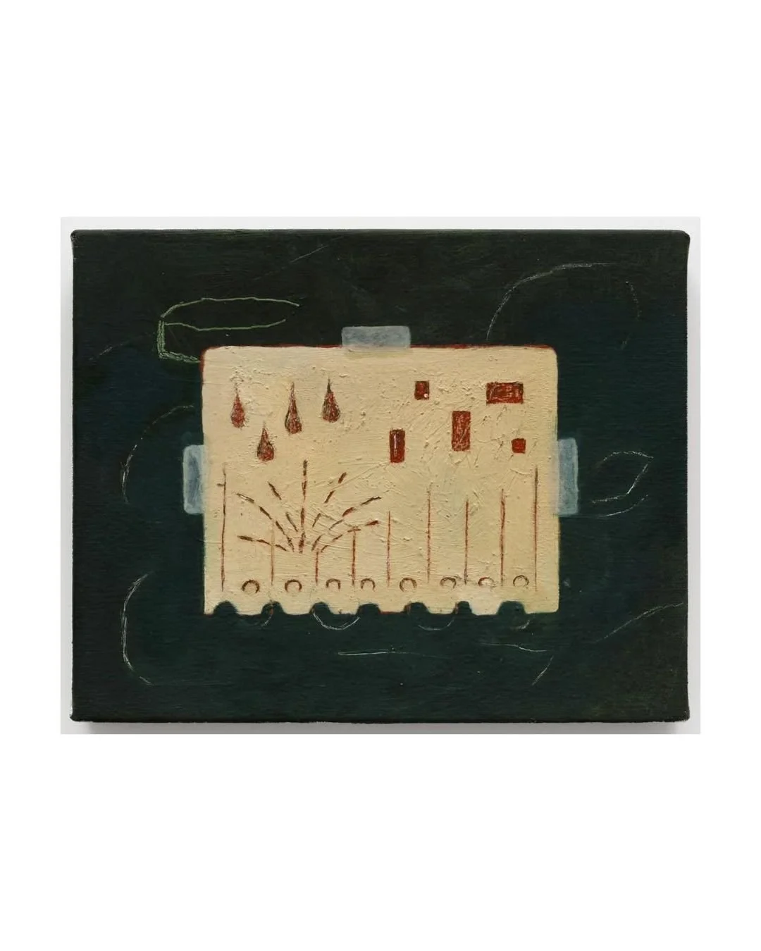 @biaarraesc Rascunhos de chuvas, oil on canvas, 30 x 35cm #beatricearraes