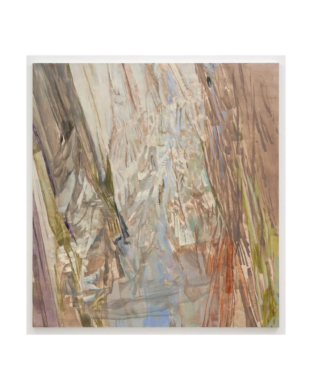 @rei_monoon As we see the mosses I, 2025, Acrylic and oil on canvas, 150 x 140 cm #publicgallery #reikatakebayashi