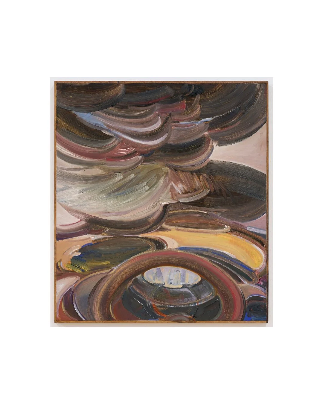 @ernsomad Stonehenge, 2023, Oil on board, 35 x 38 cm #ernestosotomadrinan