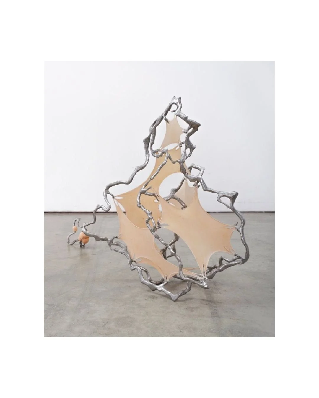 @hongru_zhanggggg Beyond the Body, 2025, Steel and Latex, L70cm x W50cm x H80cm #hongruzhang