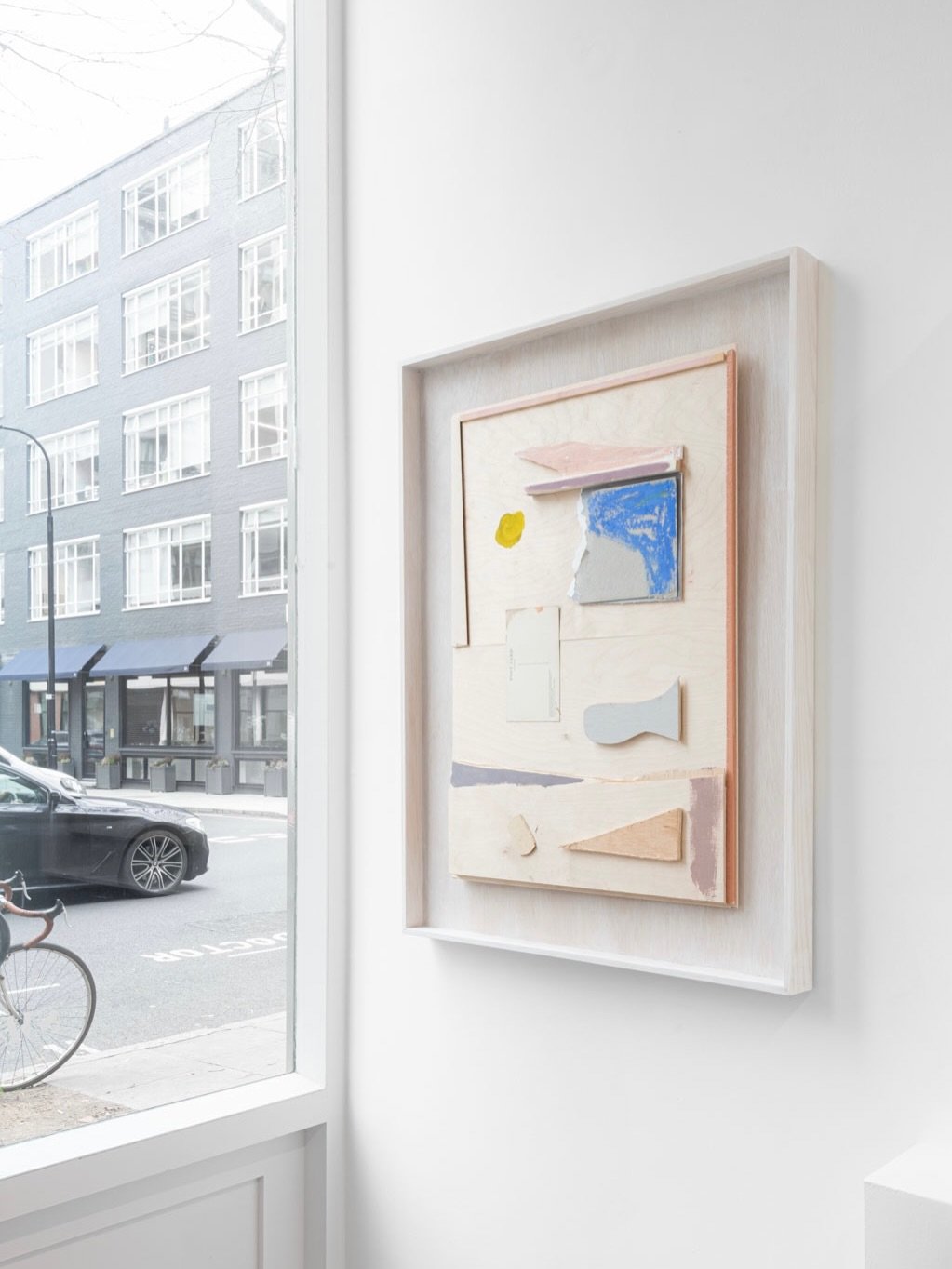 @bruce_ingram Carried on the Wind, 2025, collage on wood floated in open tray frame, 77 x 60 x 5 cm #bruceingram

Please email robyn@warbling.co.uk to enquire about any of the works in the exhibition

𓇹 
Thrown Over Small Shoulders

Wed - Sat, 11 - 