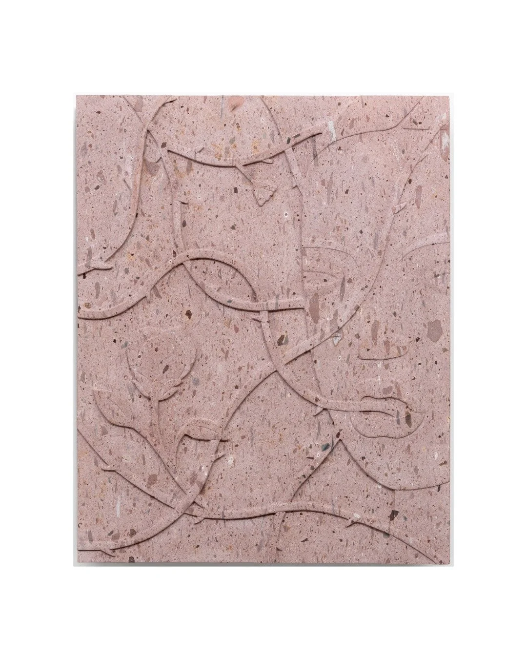 @poni Portal III, 2025, Low relief in mexican cantera stone, 43.5 &times; 34.9 &times; 3.8 cm #hildapalafox