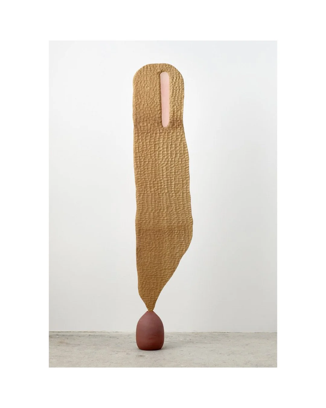 @m_t_hermann Wood, silicone, porcelain, stoneware and sting 162 cm x 60 cm x 7 cm photo #mallemadsen #marieherwaldhermann