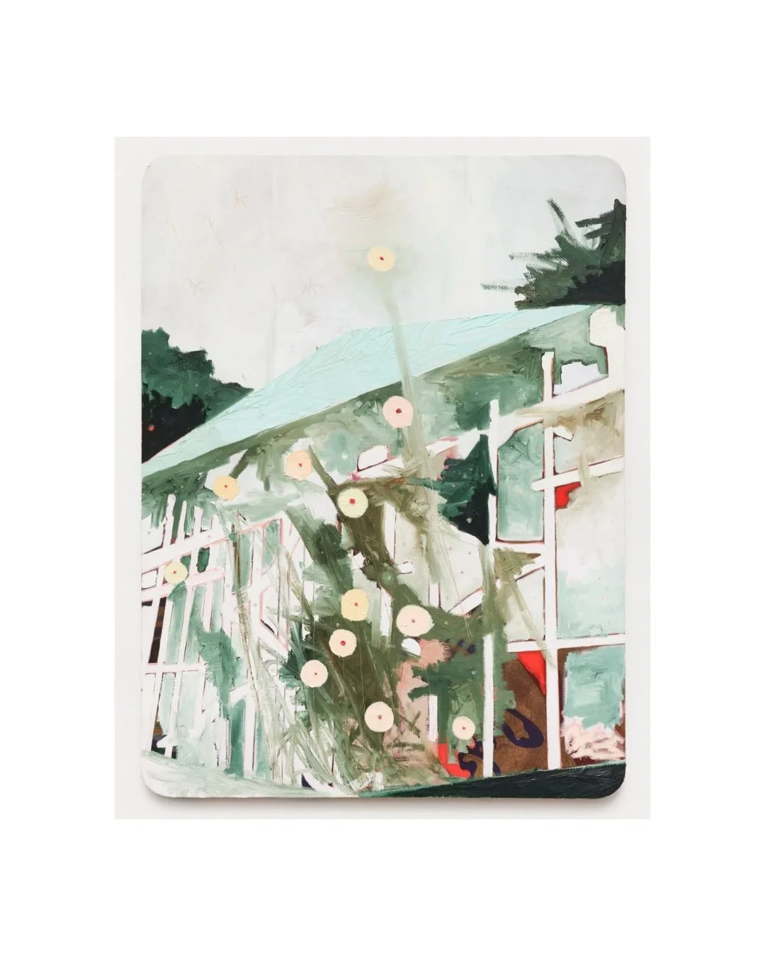 @juliovieirasp Metalandscape number XXX, 2022 - 2025, oil on canvas, 120 x 90cm #j&uacute;liovieira