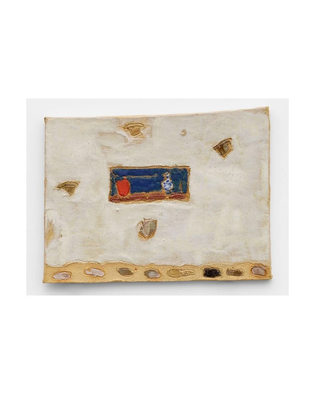 @rainajlee Cordoba Shelfie, 2025, stoneware and glazes, 4.5 x 6.5 in #rainalee