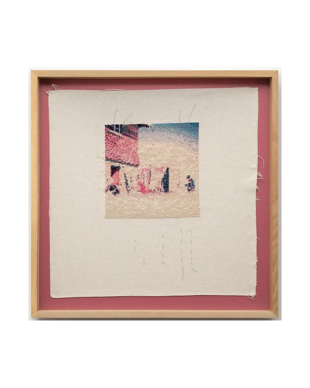 @domischg Foto velada, 2025, Embroidery on fabric, 45 x 45 cm #dominiqueschwarzhaupt @collectio_collectio