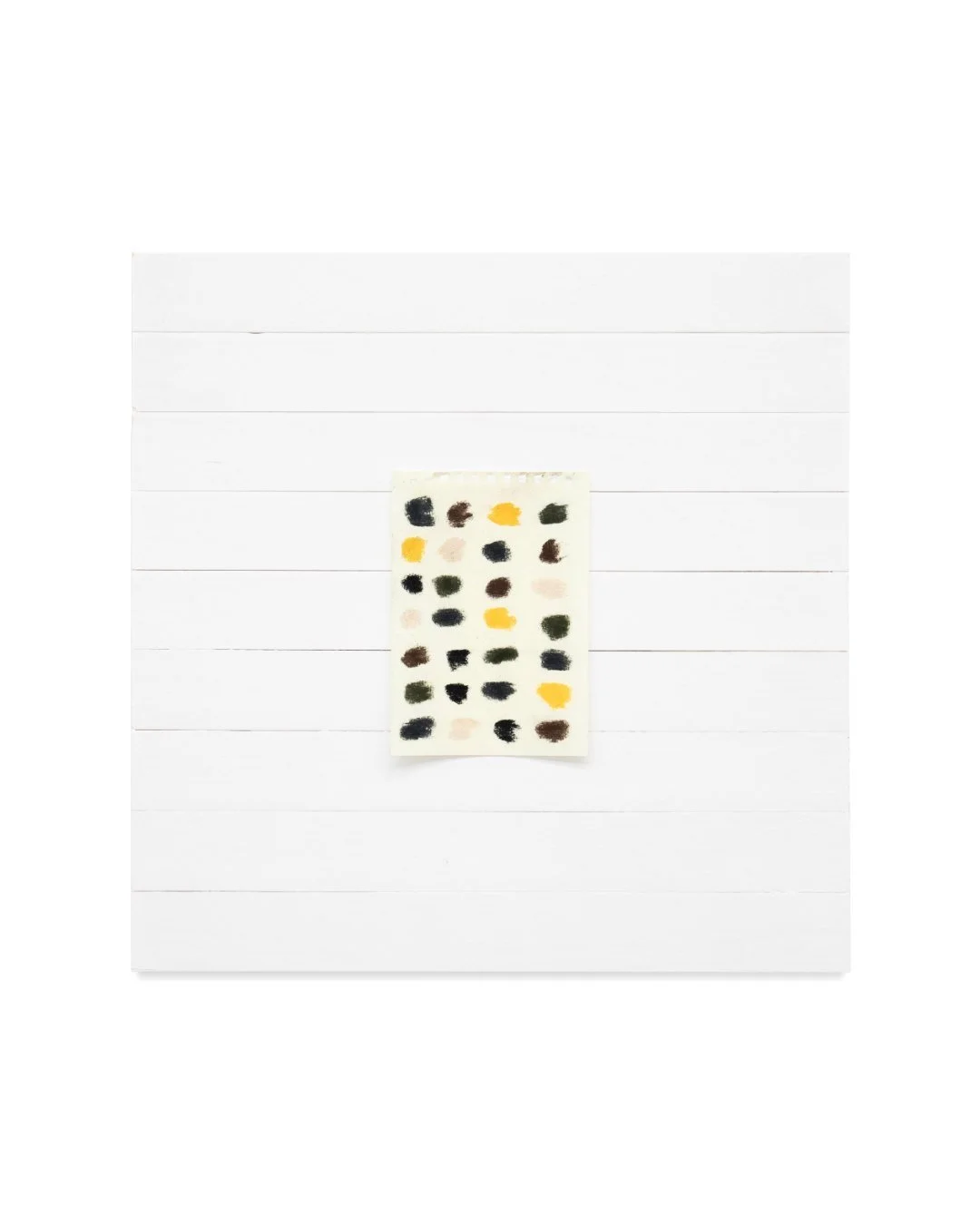 @ethancaflisch sheet music, 2025, pastel on paper, painted pine frame, 40 x 40cm #ethancaflisch