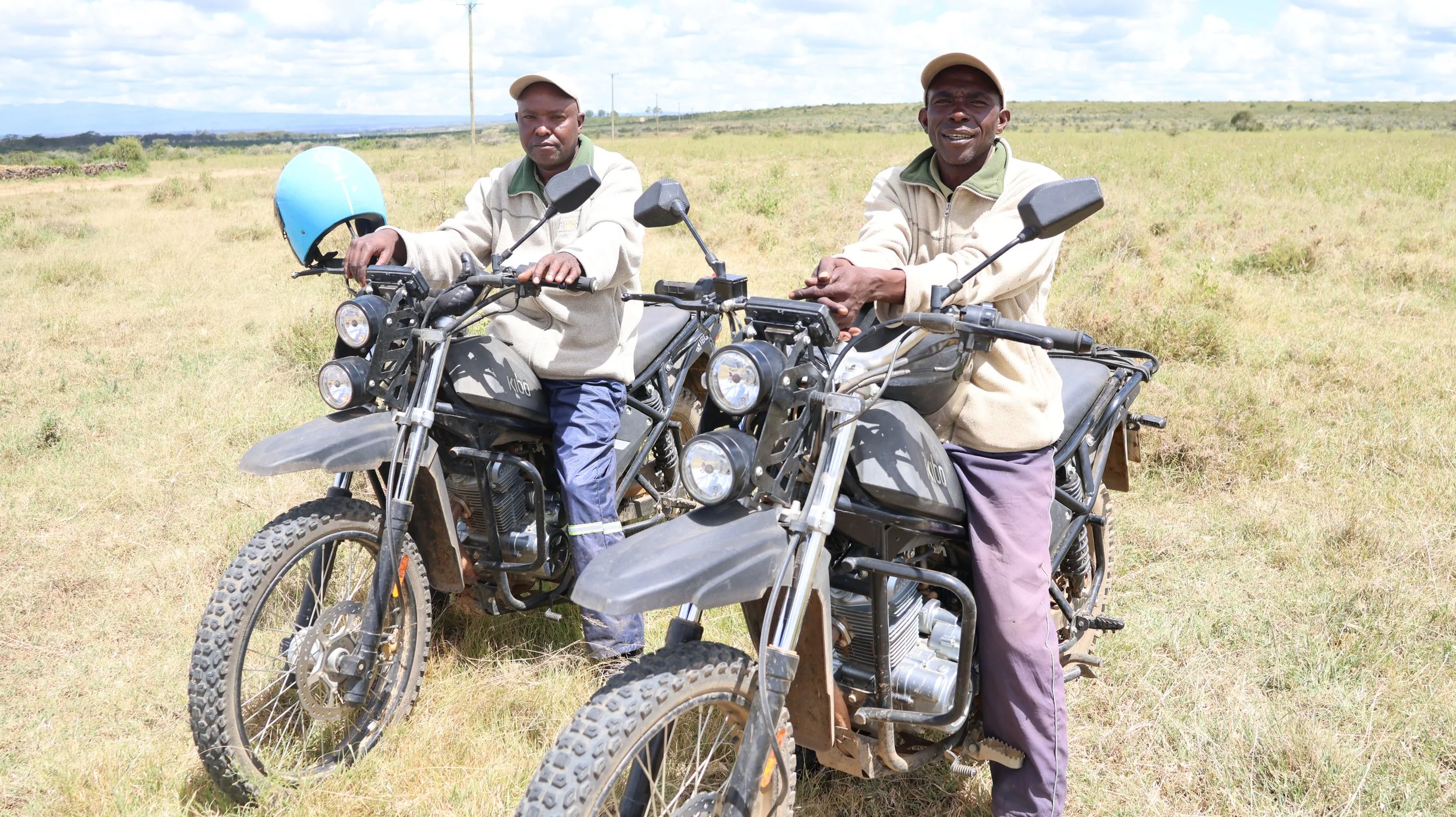 Charles Kinyua, field scout for Space for Giants in Laikipia