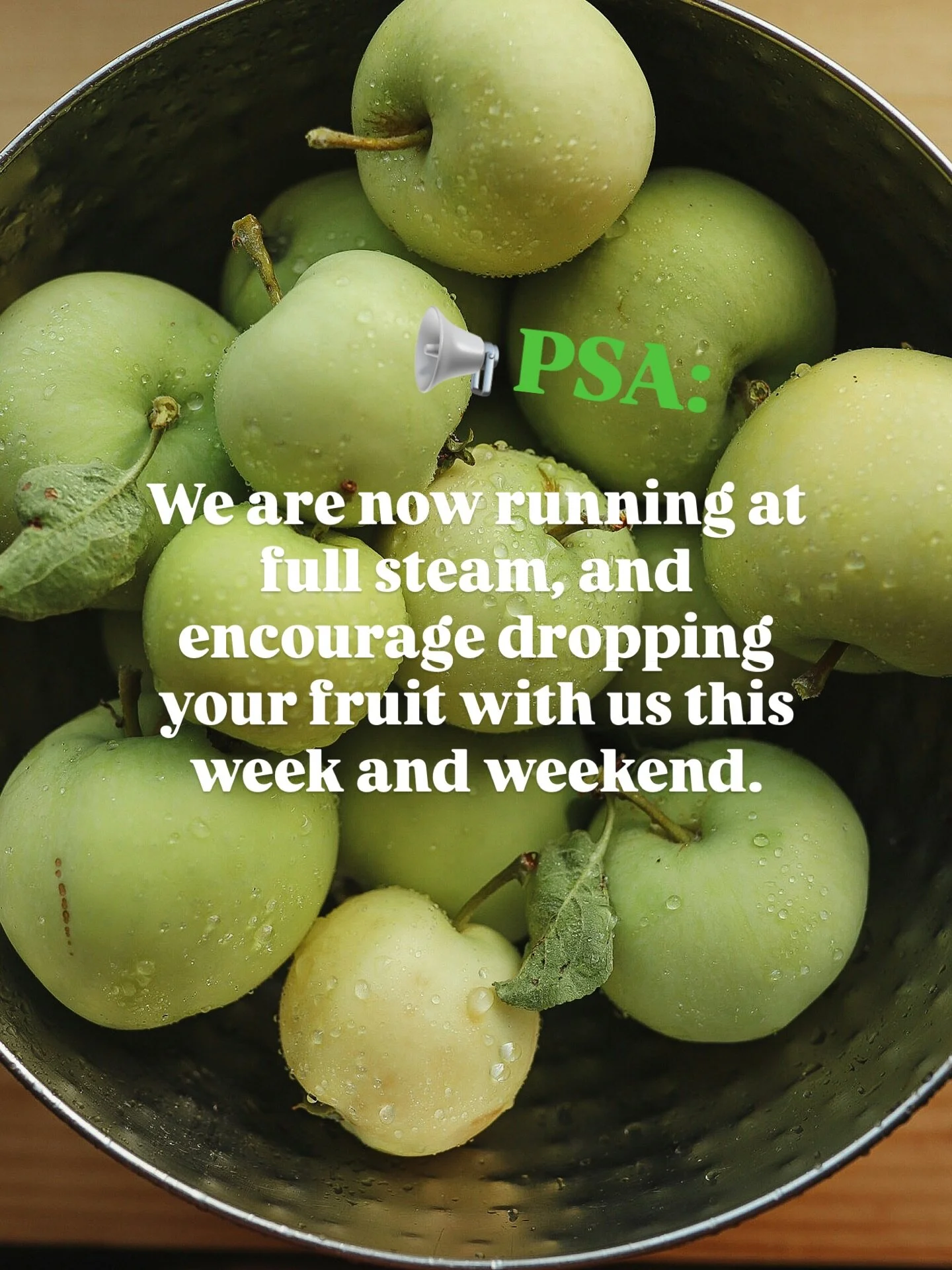 We&rsquo;re ready for you! Go apple picking this half term, it&rsquo;s a great way to get fruit off the trees and turn it into something delicious for the family to enjoy. Also gets everyone out of the house! 
We&rsquo;re looking forward to seeing yo