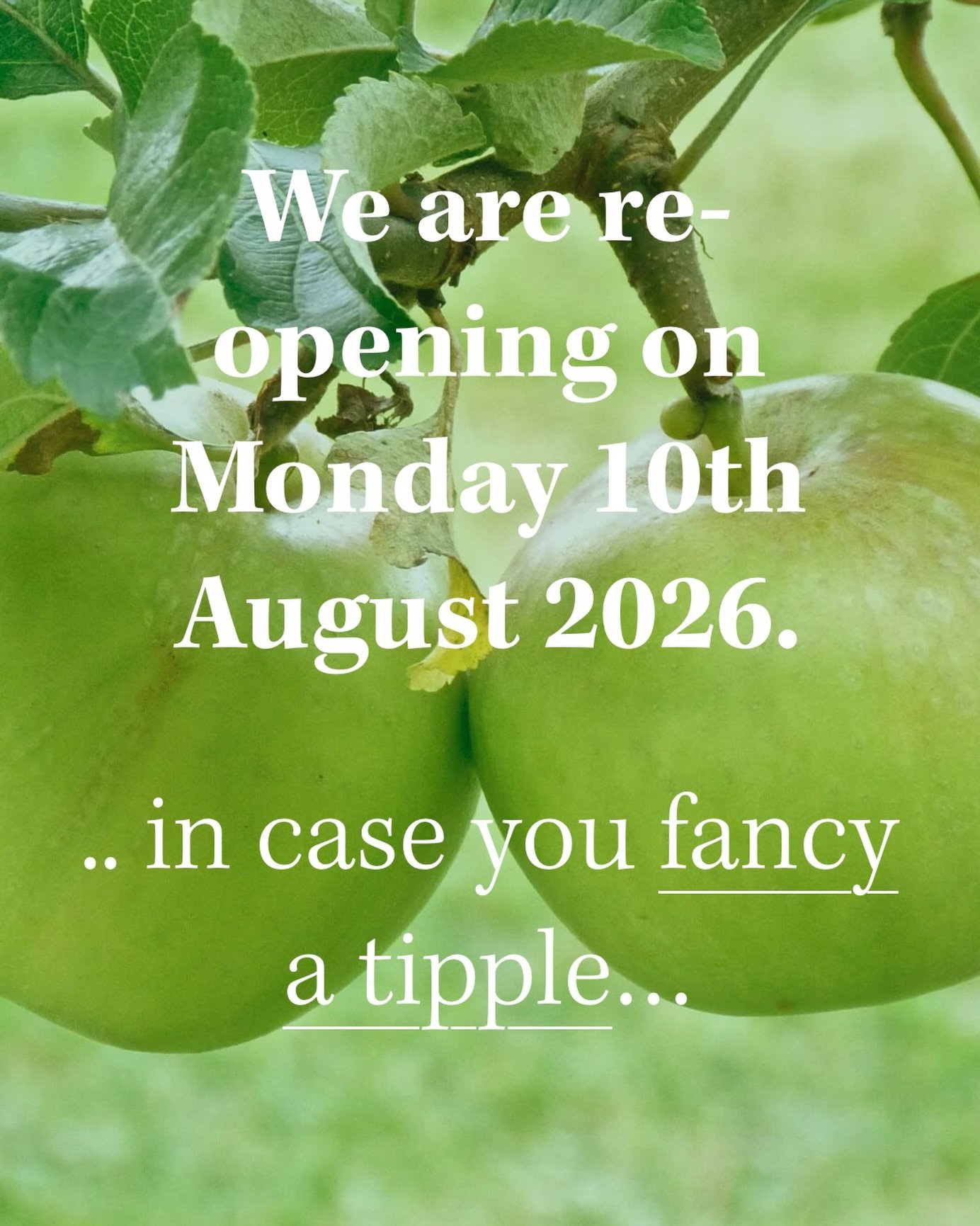 Good news 🥳 we are re-opening the Apple press from Monday 10th August, so the farmyard gates will be open to drop apples from Saturday 8th Aug 🍏 we can&rsquo;t wait to see all your happy faces again, or to start pressing 💪🏼 
Happy picking! And se