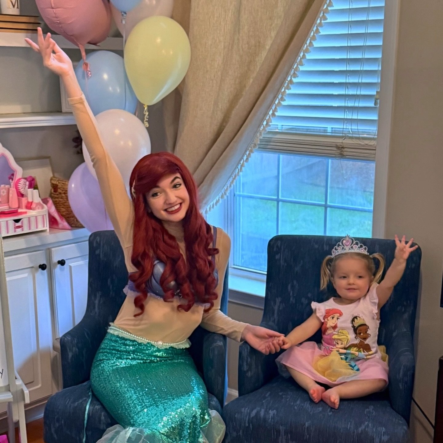 This little mermaid had an AMAZING weekend singing and splashing through Princess Perry&rsquo;s birthday! 🧜🏼&zwj;♀️☀️