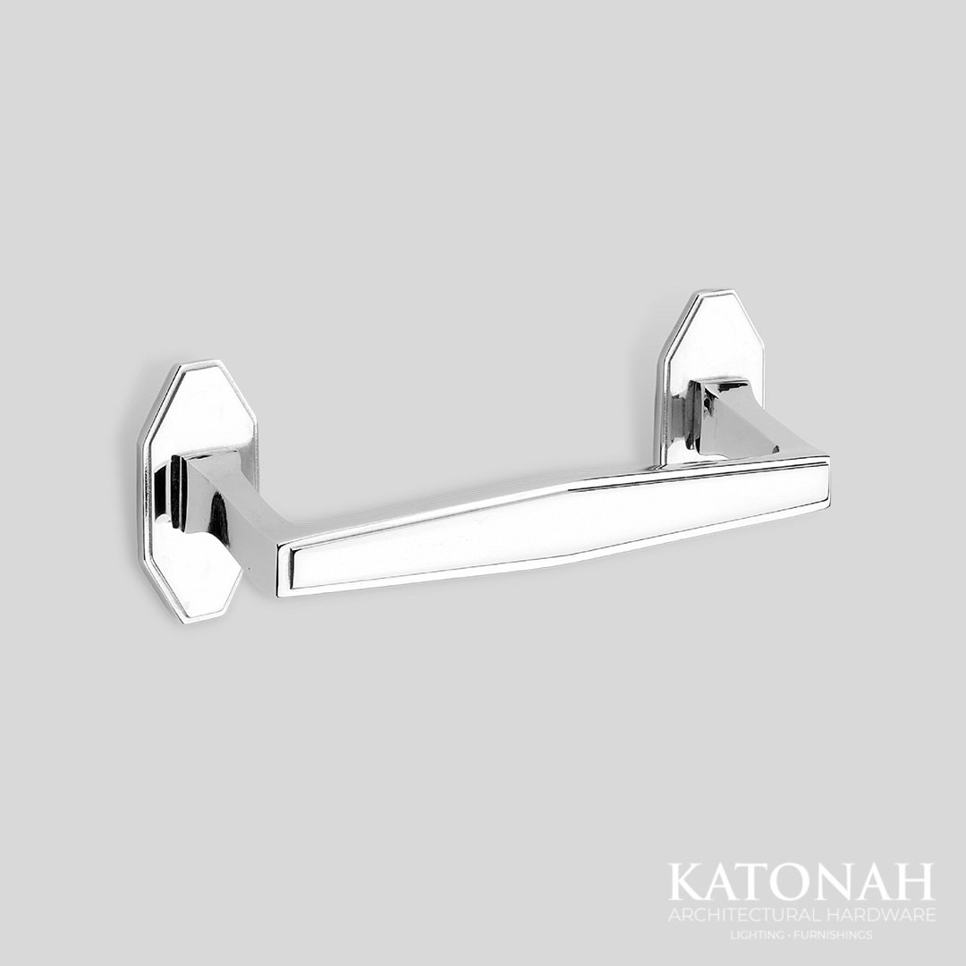 Maxwell Offset Cabinet Pull on Backplates