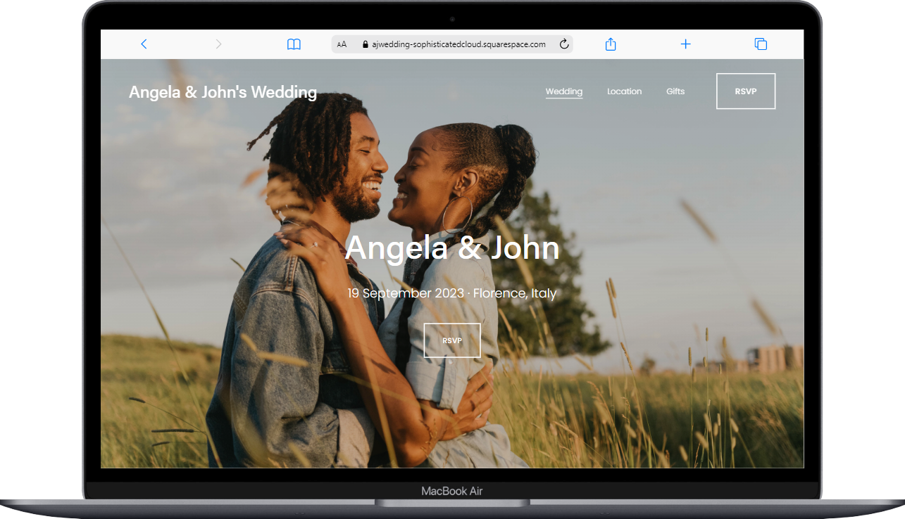 Angela & John's Wedding website.png