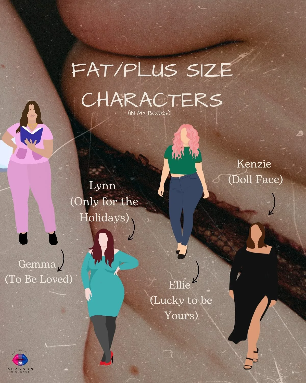 National Plus Size Appreciation Day  Here are my plus size baddies 🥰

As someone who is plus size, I always want to read sapphic romances with positive representation. AND WHO'S WHOLE IDENTITY ISN'T TIED TO BEING FAT. The last thing I want to read i