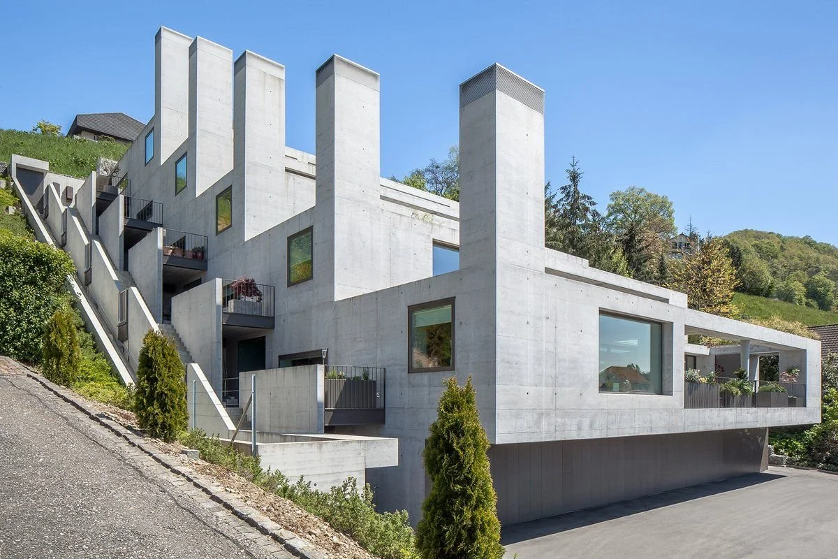 Terrassenhäuser Haldenweg. 
Haefeli Architekten. (2015).