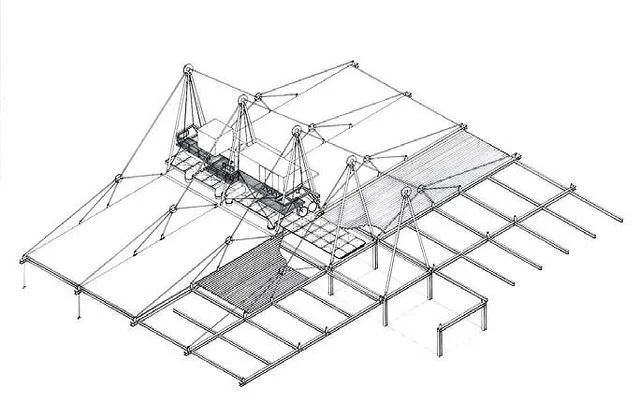Patscenter.  Richard Rogers and Renzo Piano. Princeton, New Jersey. 1976.