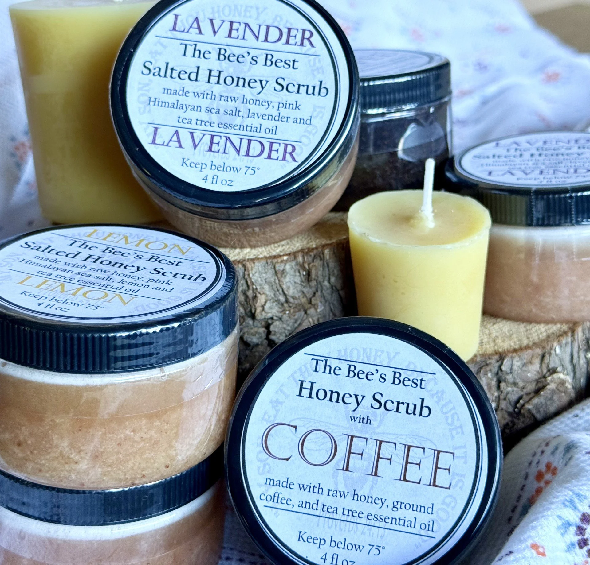 Raw Honey Scrub (skin cleanser)