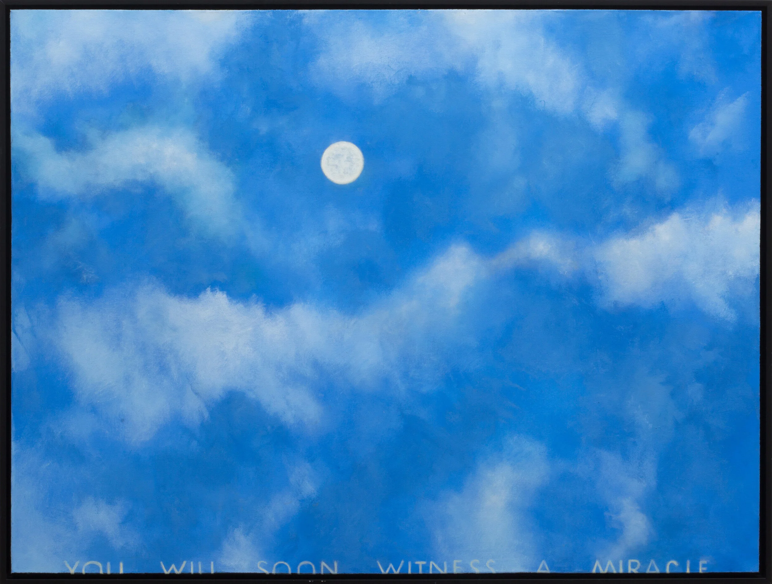 You Will Soon Witness A Miracle, 2018, oil on canvas, 30 x 40 in, collection of Nathan Good and April Waters
