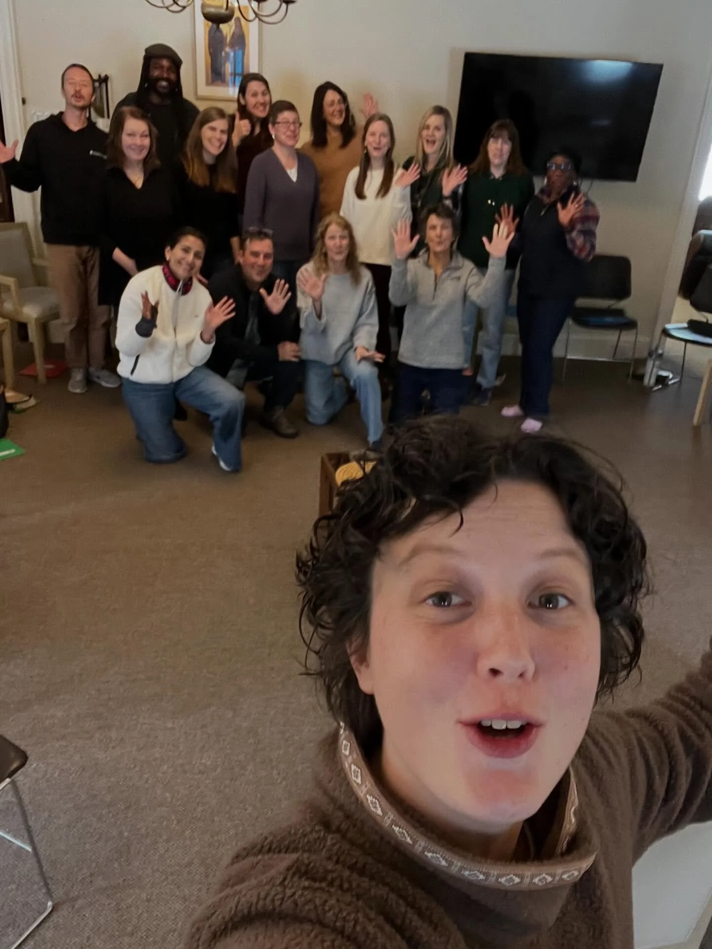 A beautiful retreat weekend spent with our current TL2 cohort!

We had time to rest, have deep conversations, laugh, see how tall we all are outside of zoom screens, eat good food, &amp; hear from God.

These future spiritual directors are one step c