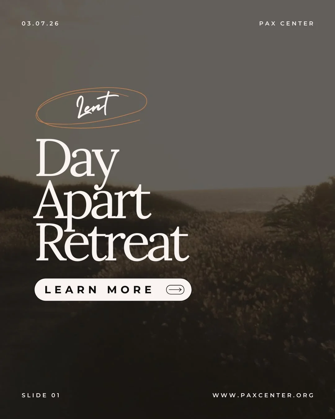 Join us for a Lenten retreat ☺️

The familiar words of Matthew 11 are the invitation from God to &ldquo;Come to me, all you who are weary and burdened, and I will give you rest.&rdquo;

As Christians, we don&rsquo;t release our burdens to a void, but